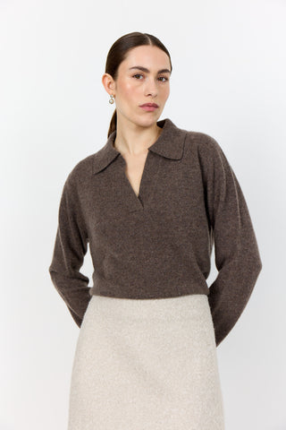 LR-ELOISE 5 Pullover Brün