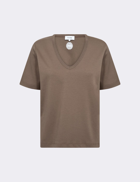 LR-PALOMA 2 T-shirt Mörkbrun