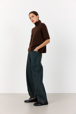 LR-NOREEN 6 Pullover Mörkbrun