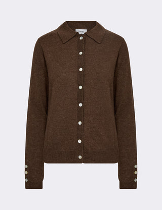 LR-ISMAILA 6 Cardigan Brün