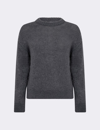 LR-NOREEN 1 Pullover Mörkgrå