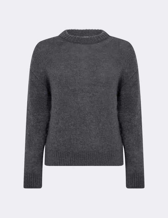 LR-NOREEN 1 Pullover Mörkgrå