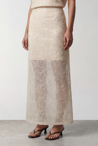 LR-ROXY 2 Kjol Ljus sand