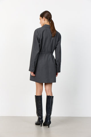 LR-PRESLEY 3 Klänning Mörkgrå