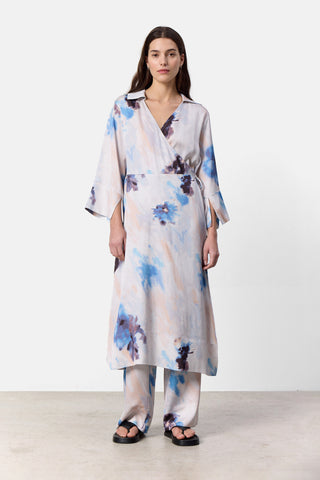 LR-HELGA 3 Klänning Blå