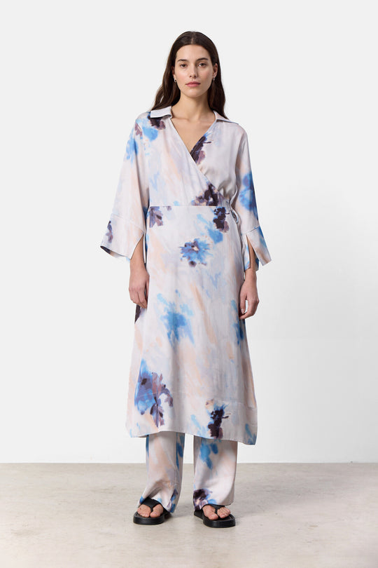 LR-HELGA 3 Klänning Blå