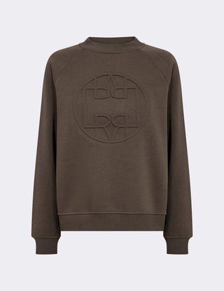 LR-NUKA 11 Sweatshirt Mörkbrun