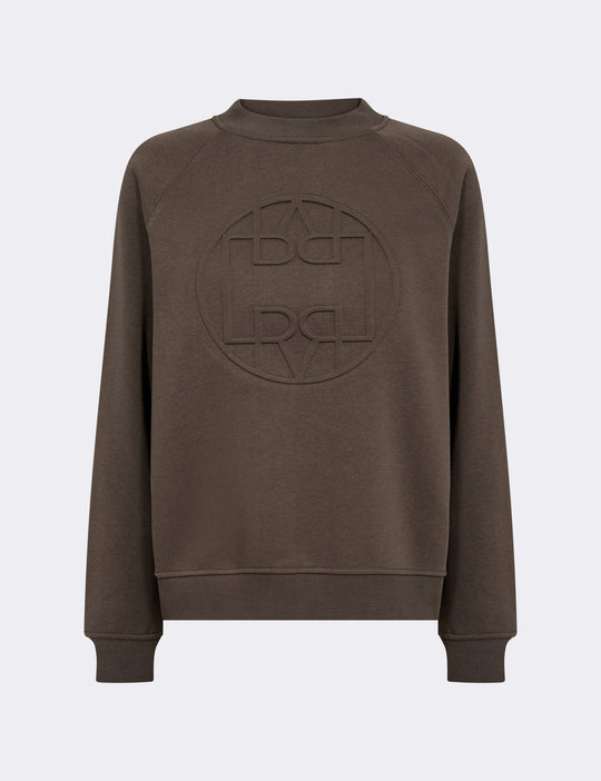 LR-NUKA 11 Sweatshirt Mörkbrun