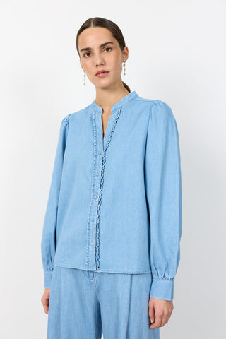 LR-PIETTA 2 Skjorta Blå