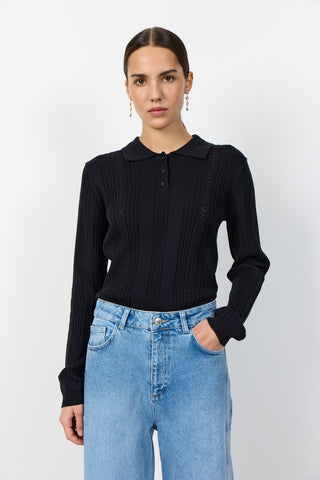 LR-PRIYA 2 Skjorta Svart