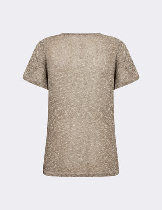 LR-LIV 1 T-shirt Mörkbrun