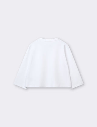 BL-ALONA ART 2 Sweatshirt Vit
