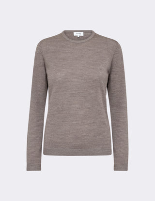 LR-ISMAILA 2 Pullover Ljusbrun