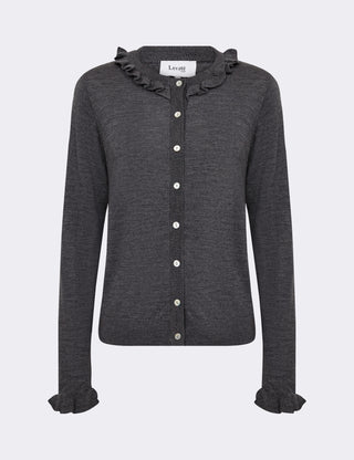 LR-ISMAILA 14 Cardigan Grå