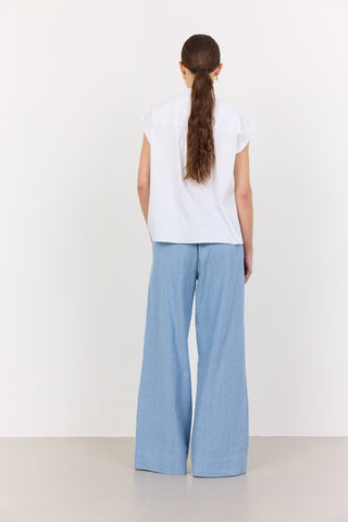 LR-ISLA SOLID 122 Blus Vit