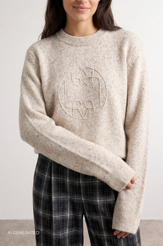 LR-TASHIE 1 Pullover Sand