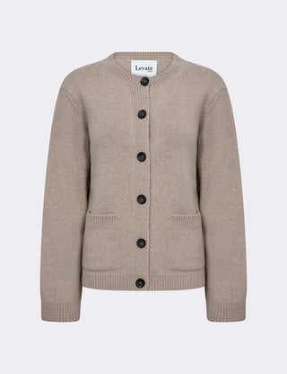 LR-PERLE 9 Cardigan Sand