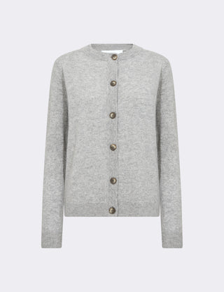 LR-ELOISE 1 Cardigan Ljusgrått