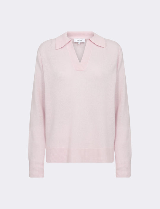 LR-ELOISE 5 Pullover Lyseröd