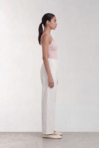 LR-ROSE 1 Byxor Off white