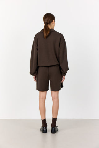 LR-EZRA 9 Sweatshirt Mörkbrun