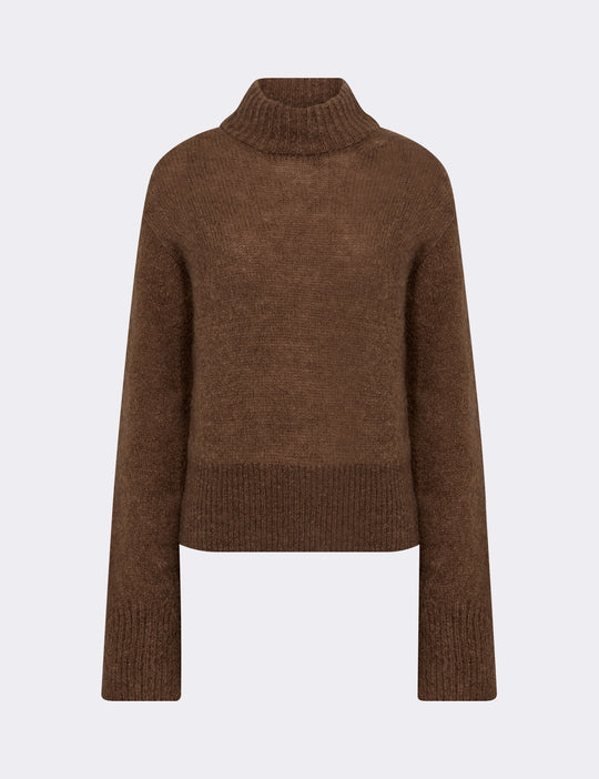 LR-NOREEN 12 Pullover Brün