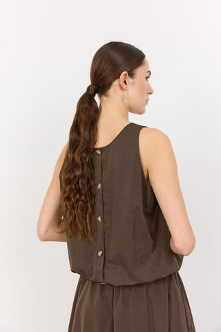 LR-LEA 1 Topp Mörkbrun