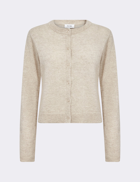 LR-ELOISE 15 Cardigan Ljus sand