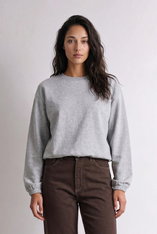 LR-NUKA 13 Sweatshirt Ljusgrått