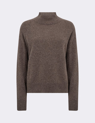 LR-ELOISE 6 Pullover Mörkbrun