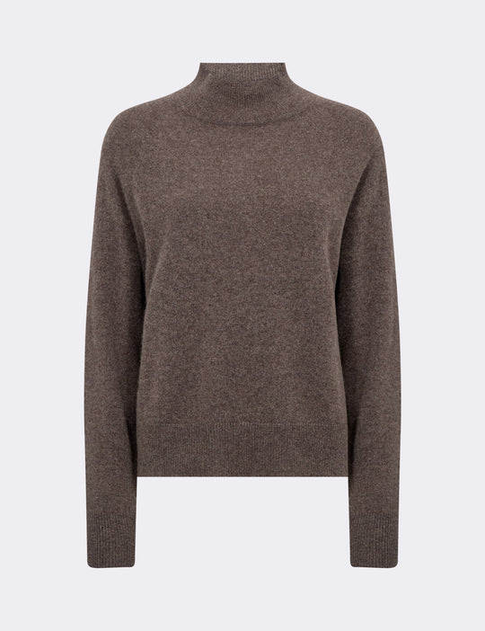 LR-ELOISE 6 Pullover Mörkbrun