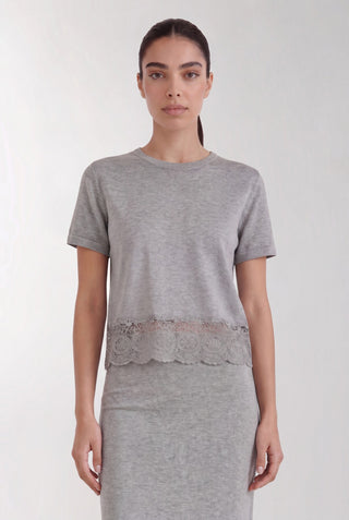 LR-RIA 1 T-shirt Ljusgrått