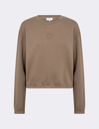LR-NUKA 13 Sweatshirt Ljusbrun
