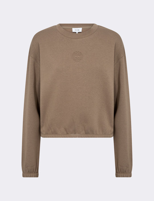 LR-NUKA 13 Sweatshirt Ljusbrun