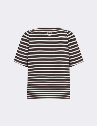 LR-NEDDIE 1 T-shirt Mörkbrun