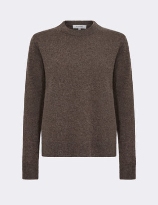 LR-ELOISE 2 Pullover Mörkbrun