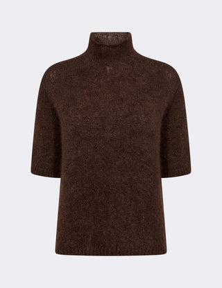 LR-NOREEN 6 Pullover Mörkbrun