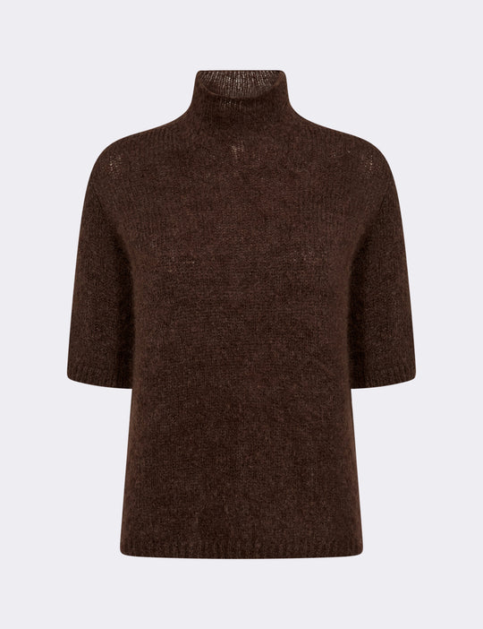 LR-NOREEN 6 Pullover Mörkbrun