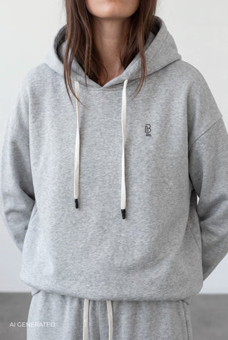 BL-ALESSIA ART 3 Sweatshirt Ljusgrått