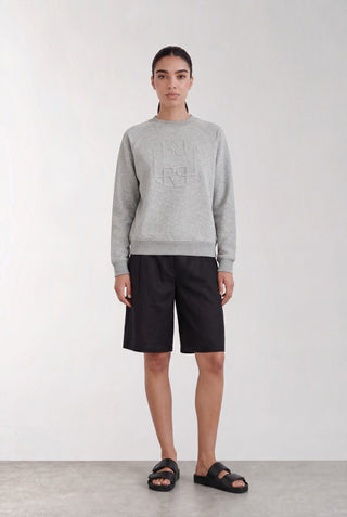 LR-NUKA 11 Sweatshirt Ljusgrått