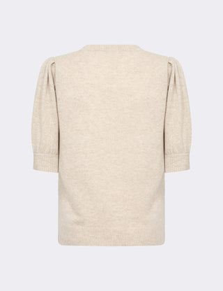LR-ELOISE 16 Pullover Ljus sand
