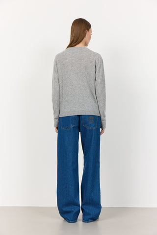 LR-ELOISE 1 Cardigan Ljusgrått