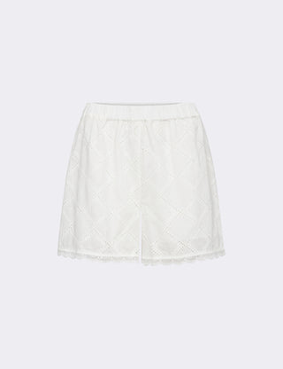 LR-ROW 3 Shorts Off white
