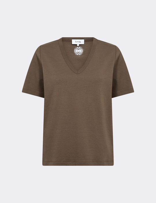 LR-PALOMA 2 T-shirt Mörkbrun