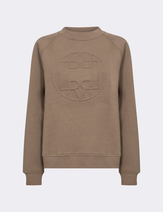 LR-NUKA 11 Sweatshirt Ljusbrun
