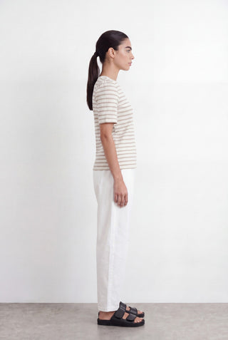 LR-NEDDIE 1 T-shirt Sand