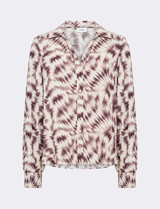 LR-NERISSA 1 Blus Bordeaux