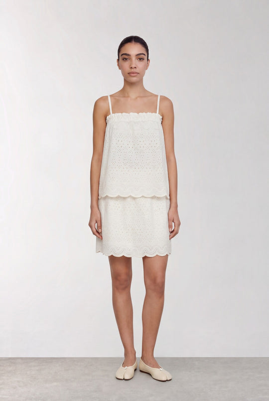 LR-ROSALINA 4 Kjol Off white