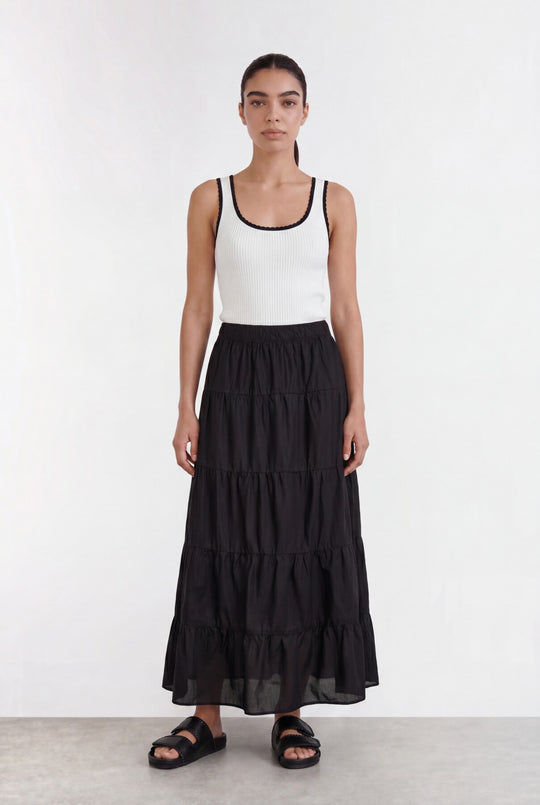 LR-ROSY 1 Kjol Svart