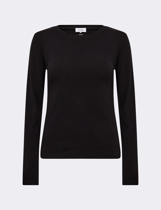 LR-NEDDIE 4 T-shirt Svart